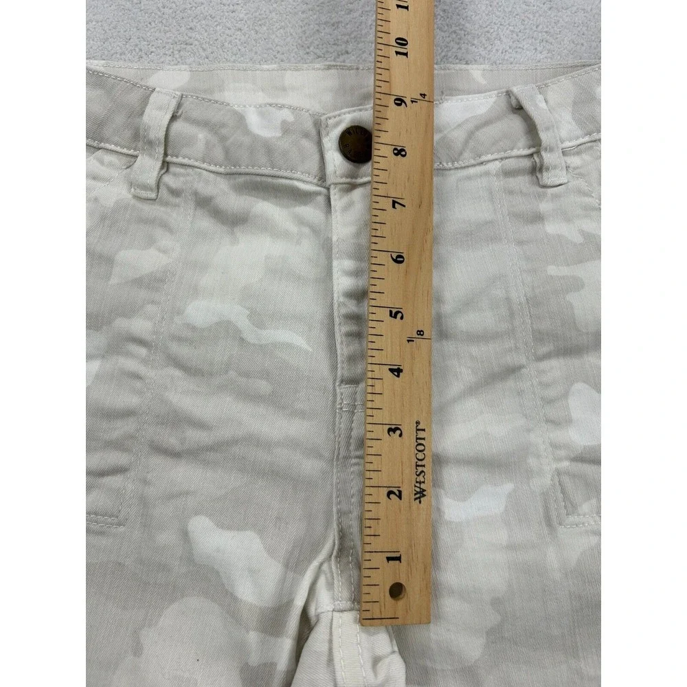 William Rast‎ Jeans Women 27 Beige Camo Print Slash Pockets